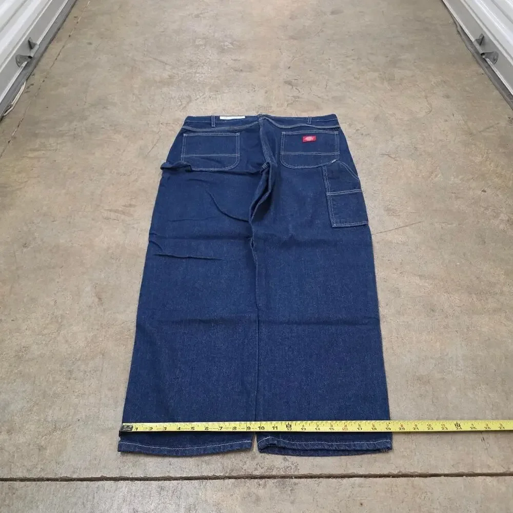 Baggy Y2K Dark Wash Denim Dickies Jeans (38x30)